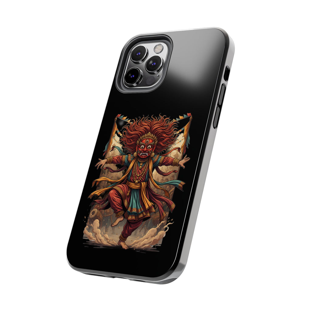Tibetan Demon Dance Tough Phone Case — Bold Mythic Protective Cover