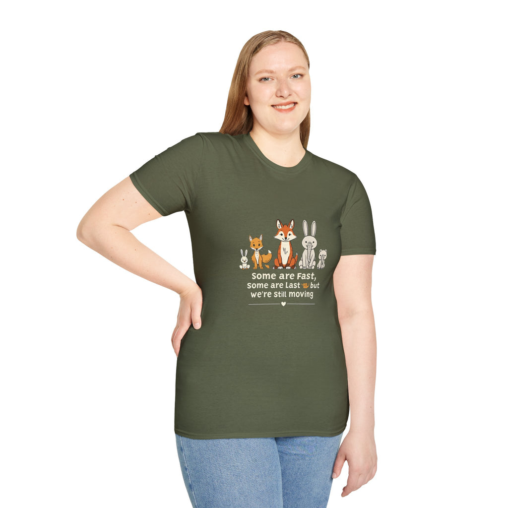Woodland Friends T-Shirt — Cute Fox, Bunny & Squirrel Graphic