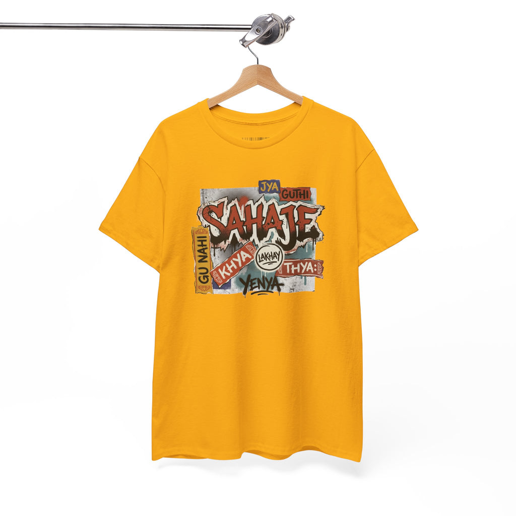 Shahje Graffiti Logo Tee - Urban Retro Streetwear T-Shirt