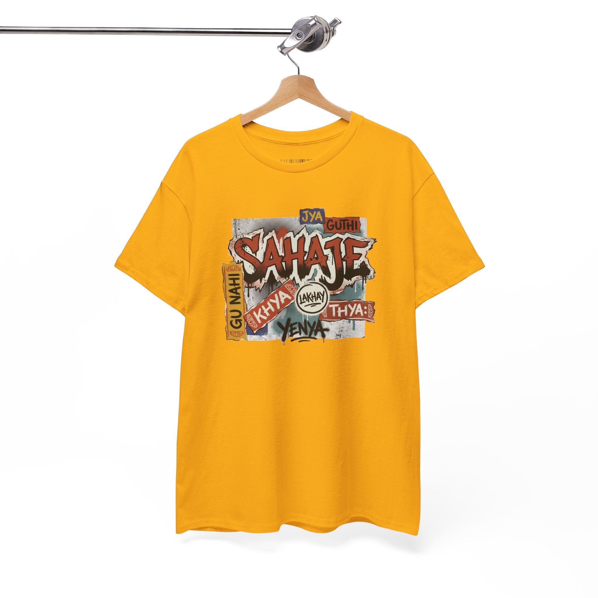 Shahje Graffiti Logo Tee - Urban Retro Streetwear T-Shirt