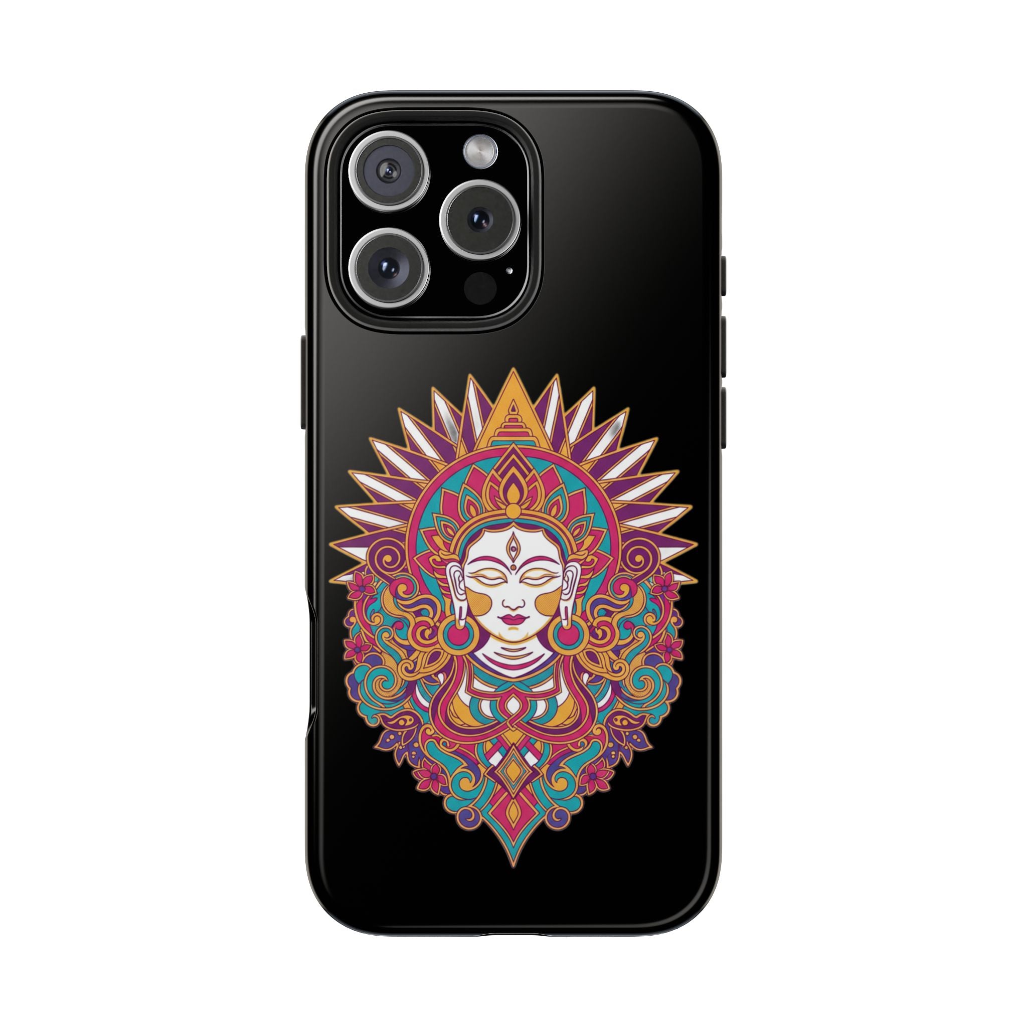 Buddha Mandala Tough Phone Case — Protective Spiritual iPhone Cover