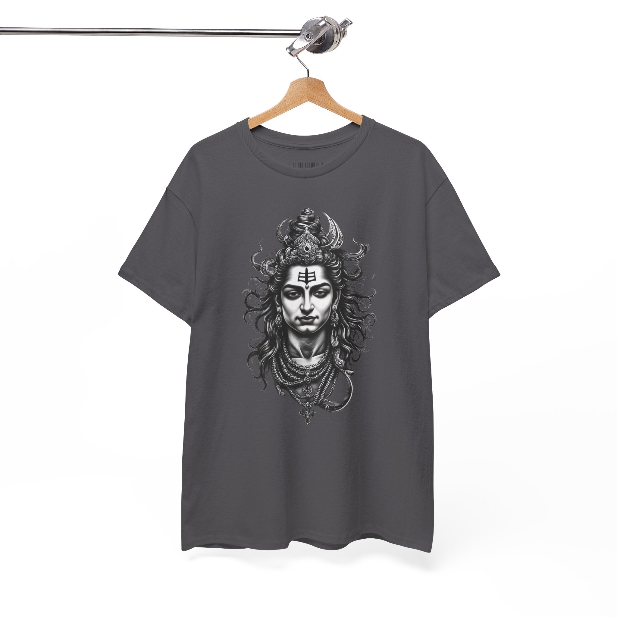 Shiva Portrait Tee — Hindu God Shiva Graphic T-Shirt
