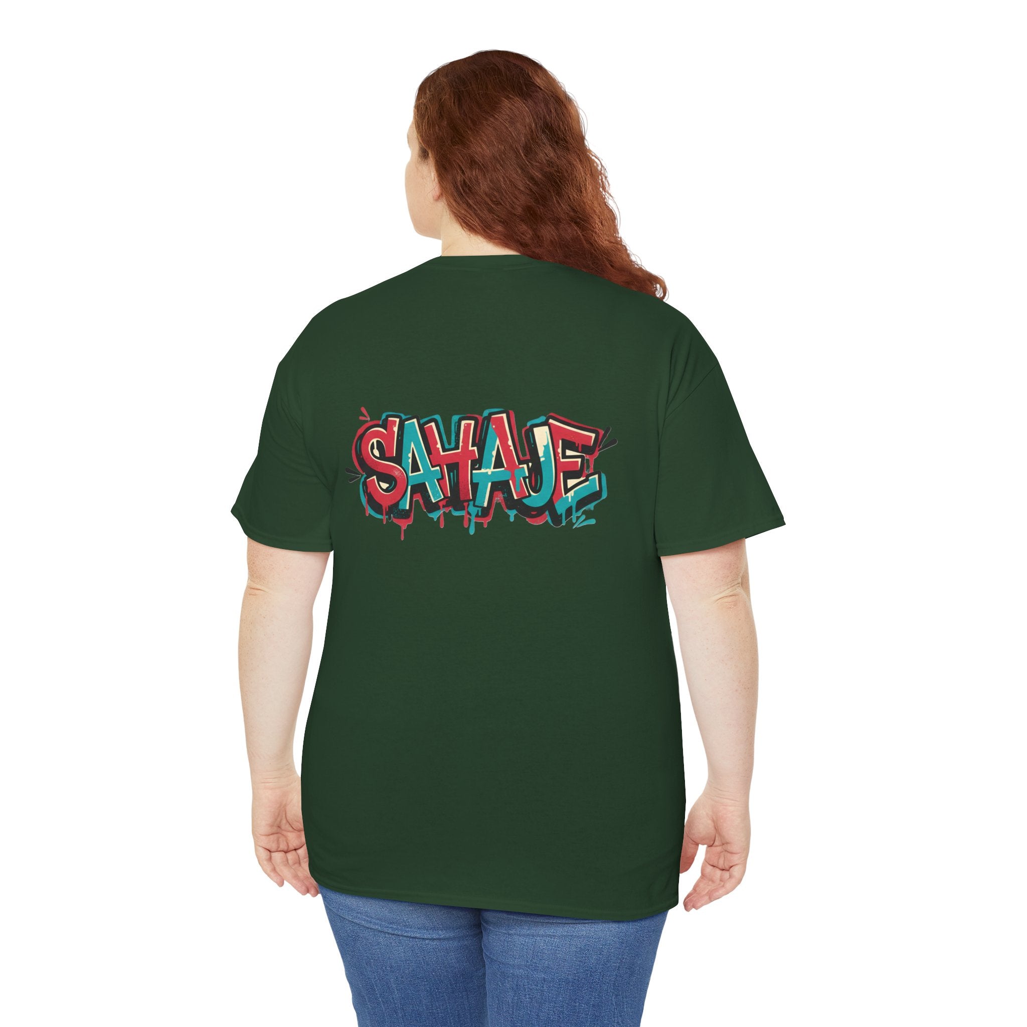 Graffiti "SAVAJE" Tee - Urban Streetwear Graphic T-Shirt