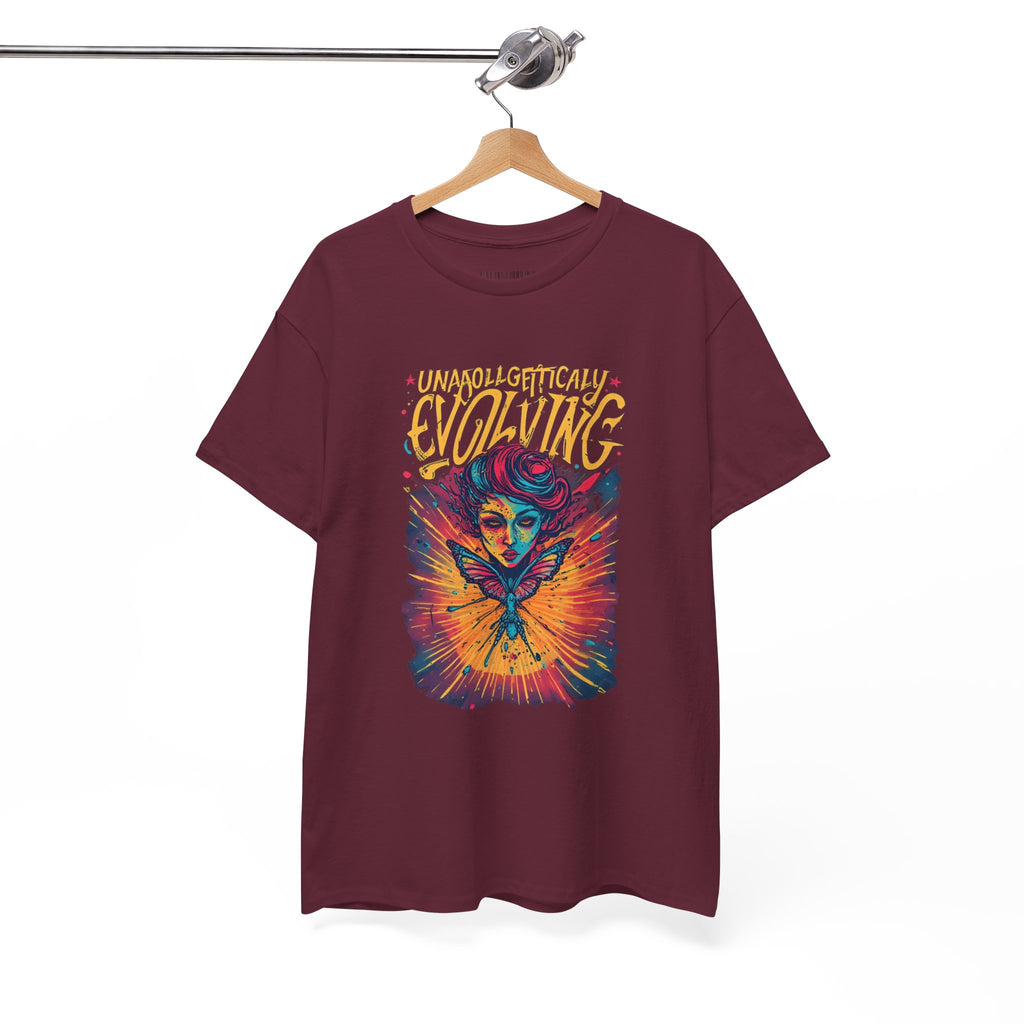 Evolving Alien Graphic Tee — "Unnaturally Evolving" Sci‑Fi Art T-Shirt