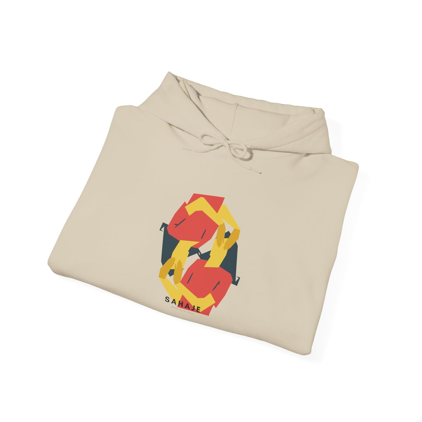 Fox Recycling Symbol Hoodie — Geometric Fox Eco-Friendly Design