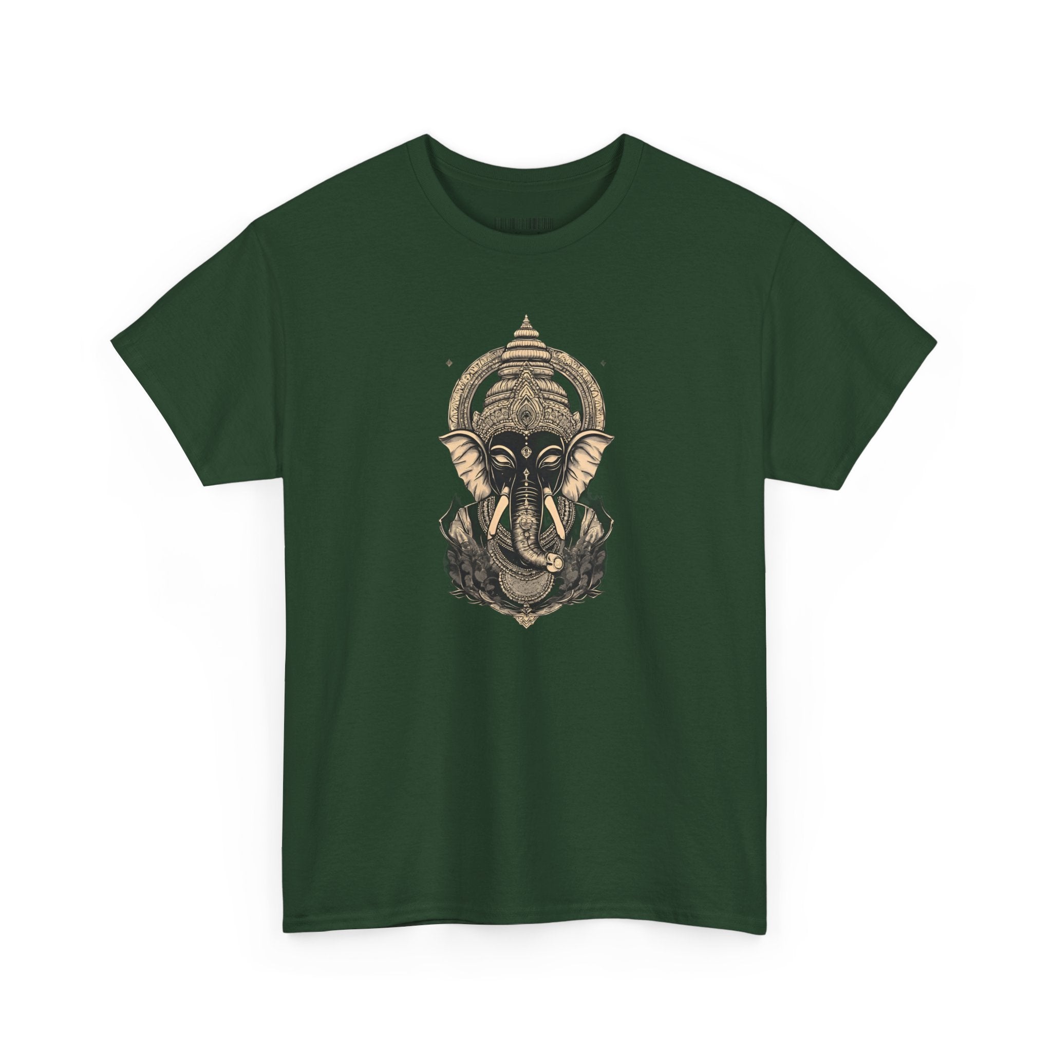 Elephant Mandala T‑Shirt — Spiritual Ganesha-Inspired Graphic Tee