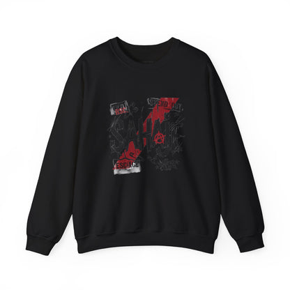Sahaje Graphic Crewneck Sweatshirt – Streetwear Logo Pullover
