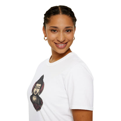 Buddha Portrait Tee — Zen Meditation Graphic T-Shirt