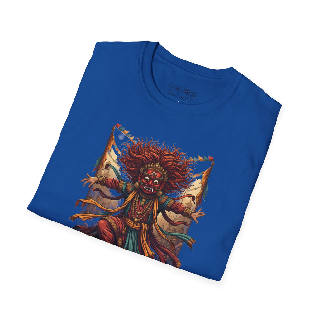 Native Warrior Spirit T‑Shirt — Tribal Dance Illustration