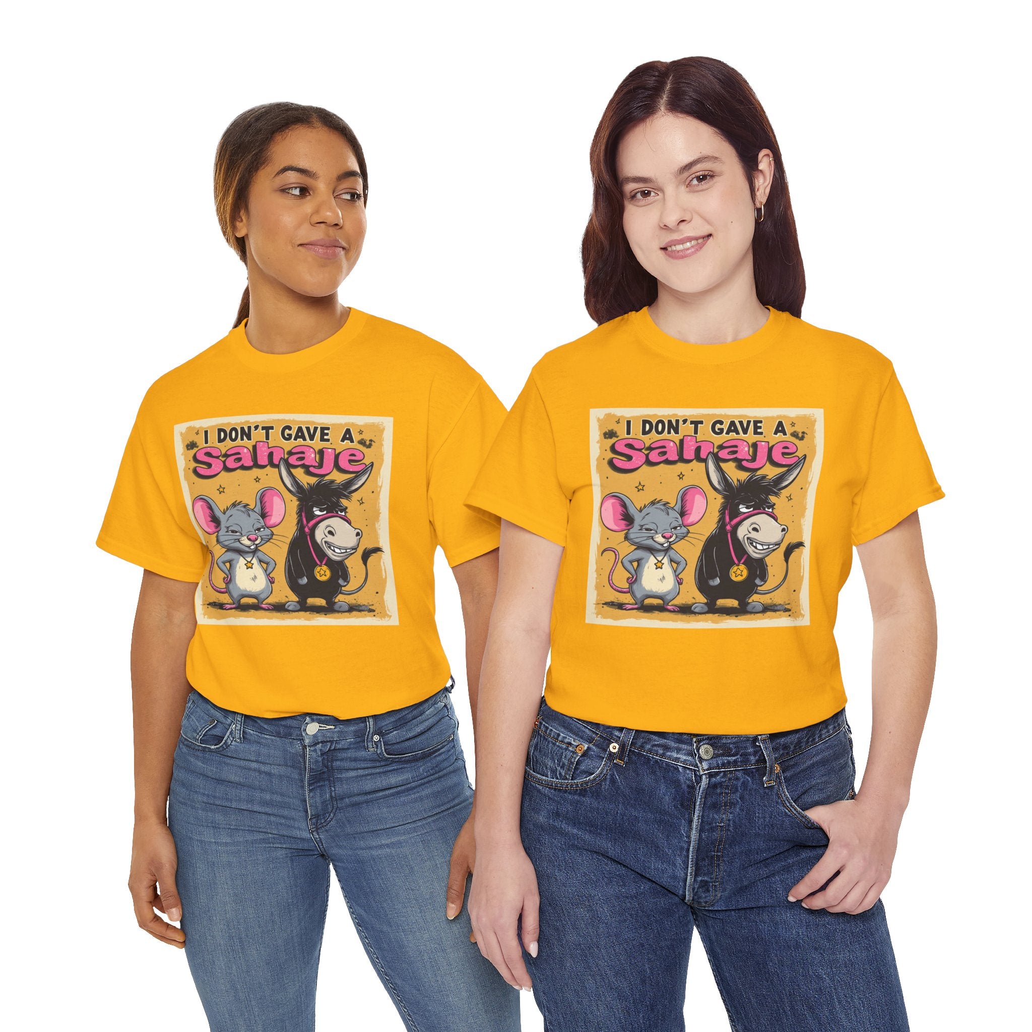 I Don't Give A Snair! Tee — Funny Mouse & Cat Graphic T-Shirt