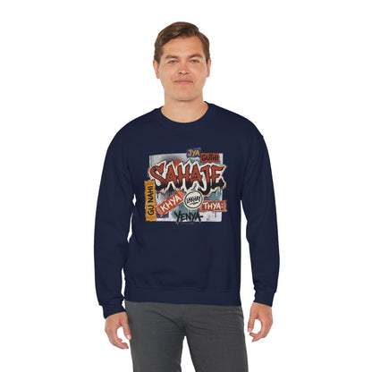 Sahajee Graphic Crewneck Sweatshirt — Urban Tagline Streetwear