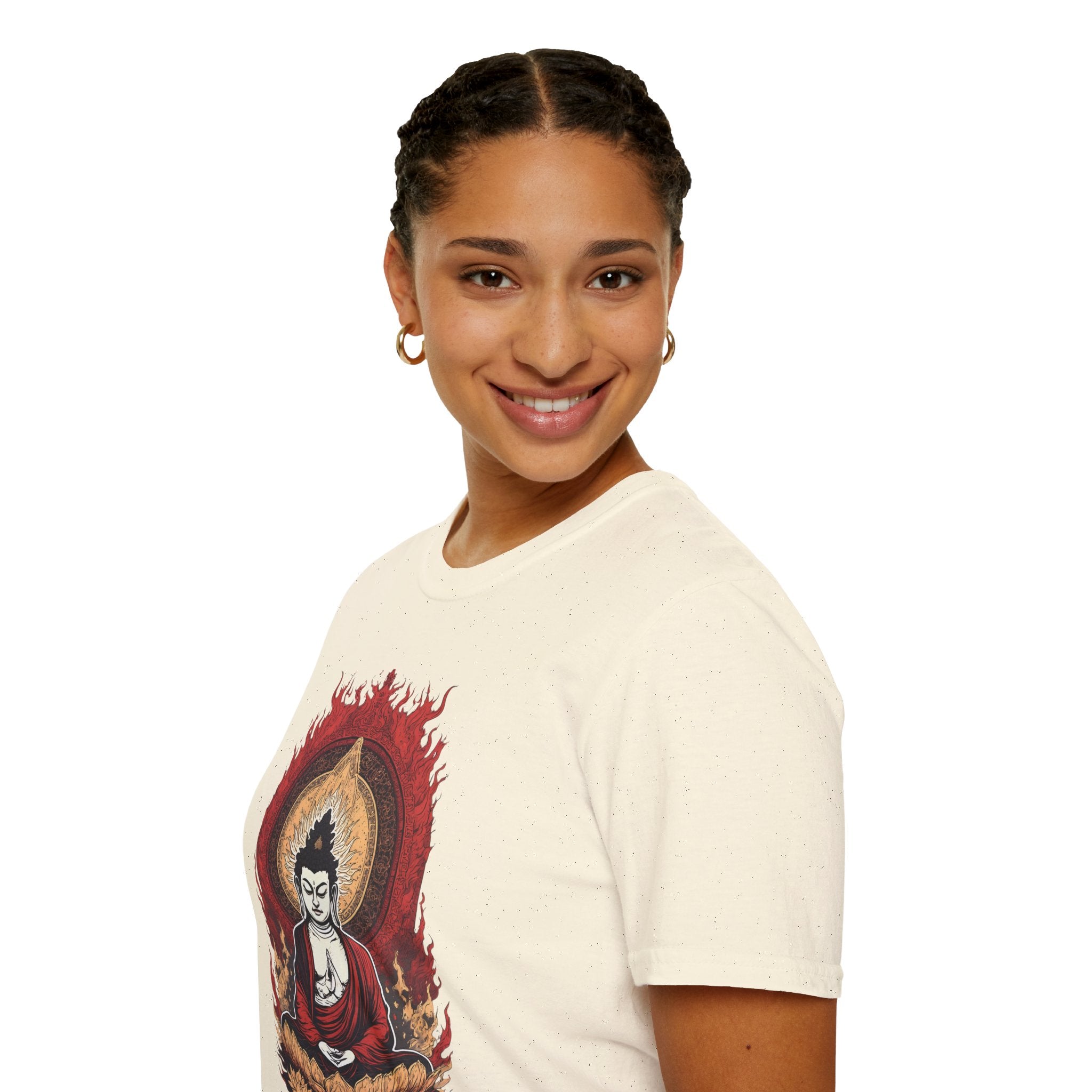 Buddha Lotus Meditation T-Shirt — Zen Buddhist Graphic Tee