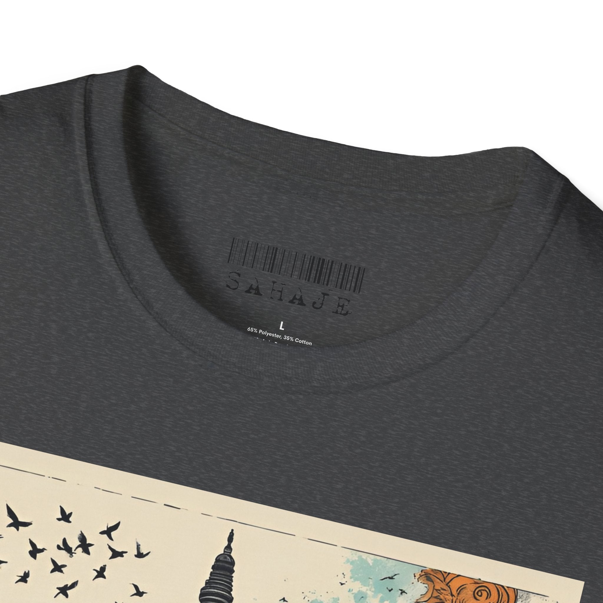 Kathmandu Vintage Travel T-Shirt – Retro Nepal Skyline Graphic Tee, Cultural Tourism Design