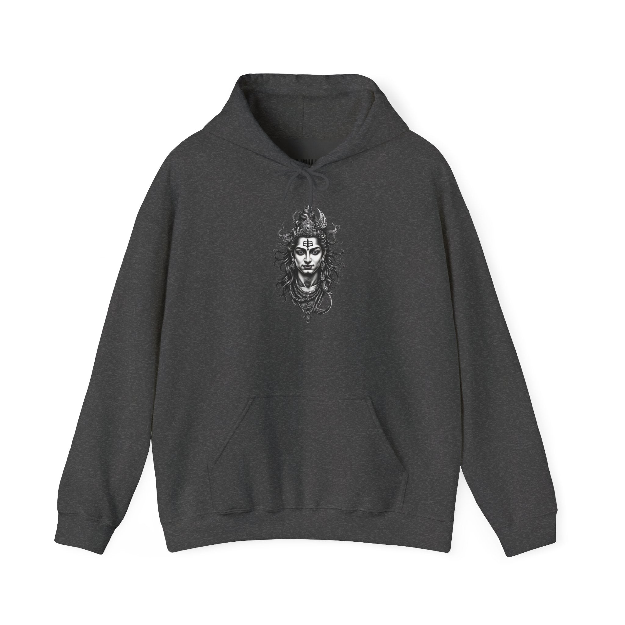Skull Viking Hoodie — Norse Warrior Graphic Hooded Sweatshirt