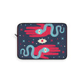 Colorful Snake & Hand Laptop Sleeve | Artistic Design, Tech Accessory, Gift for Creatives, Unisex Laptop Case, Unique Computer Cover
