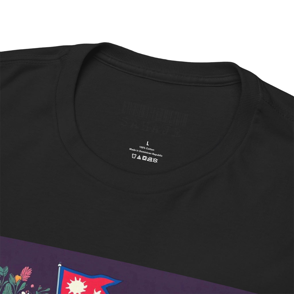 Sahaje Floral Bicycle T‑Shirt