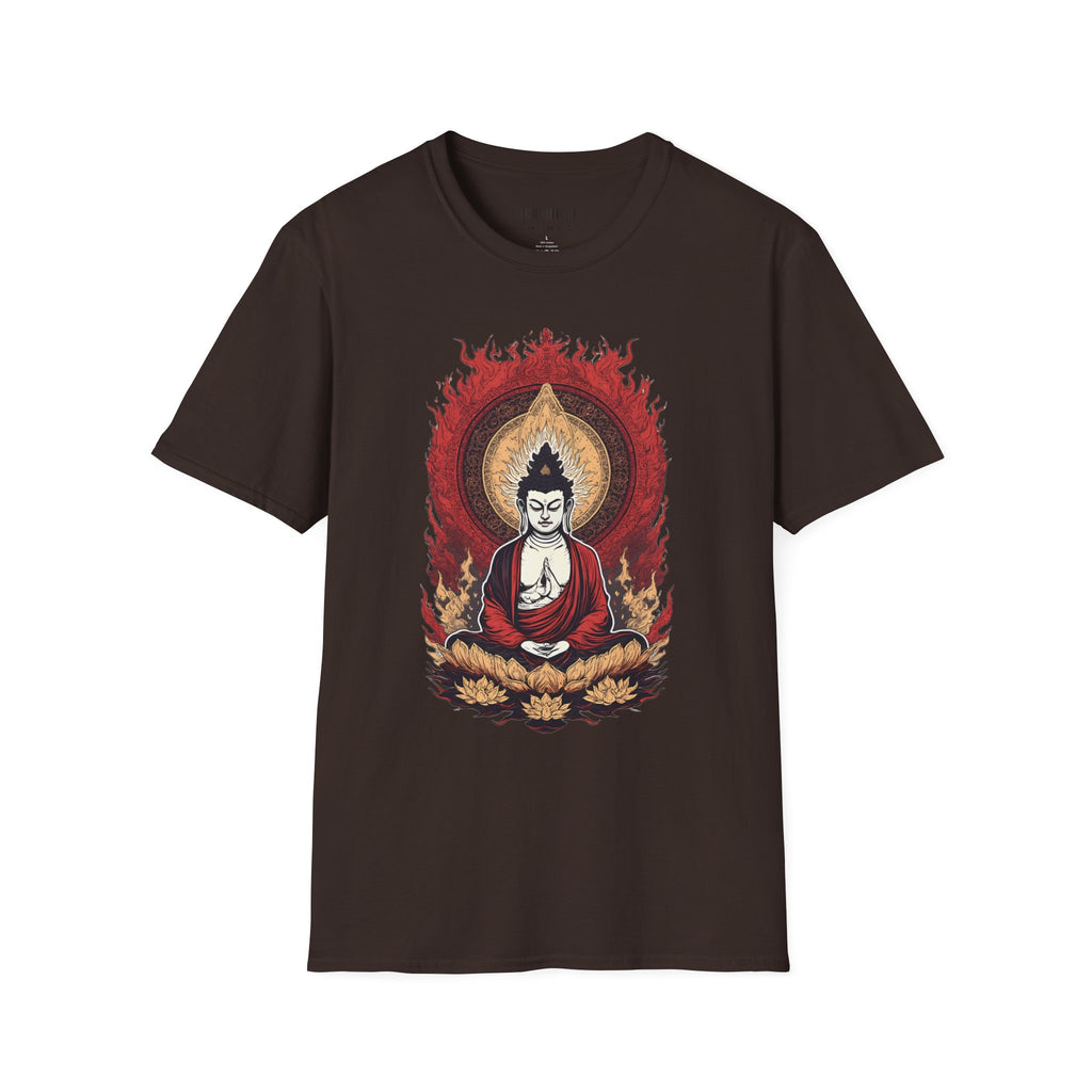 Buddha Lotus Meditation T-Shirt — Zen Buddhist Graphic Tee
