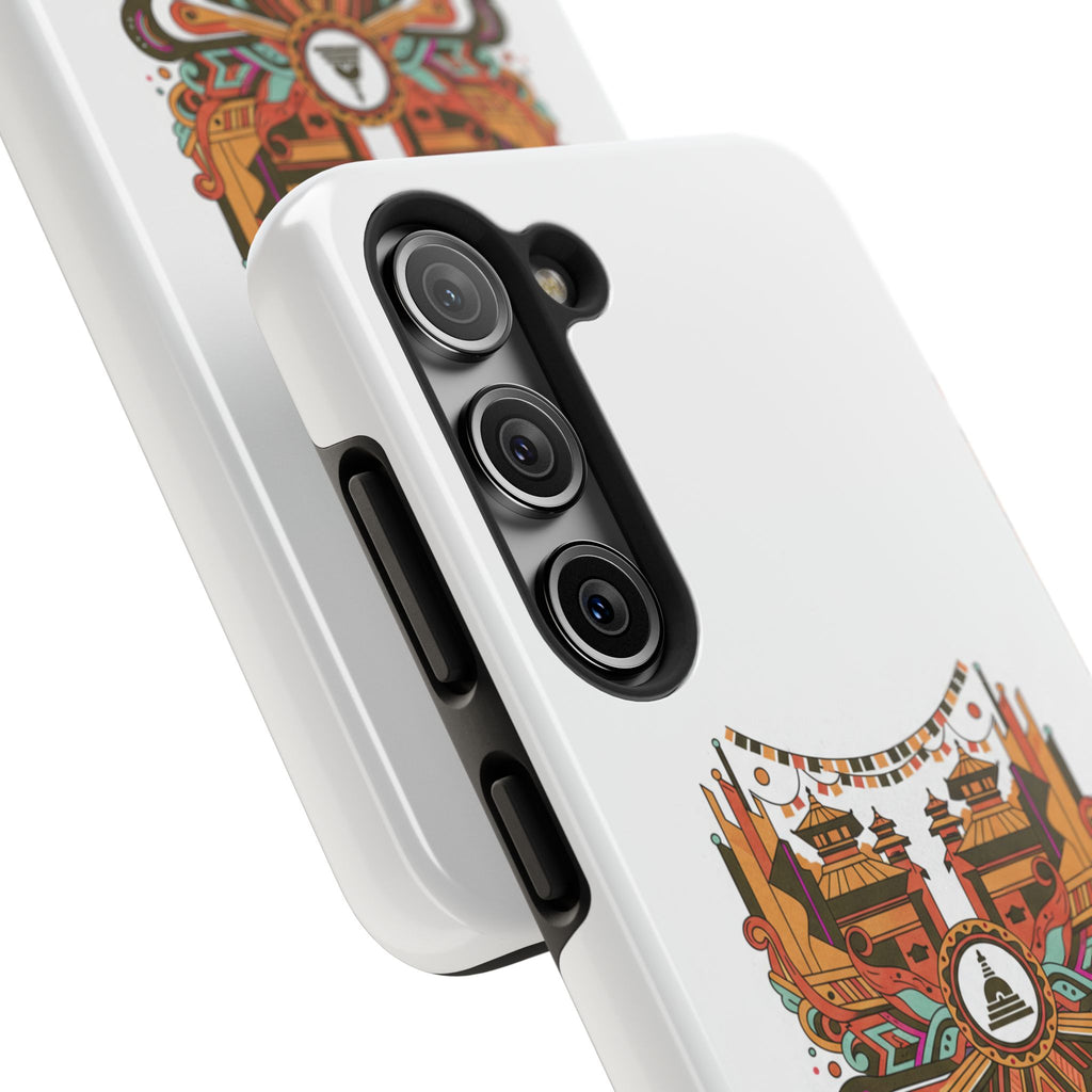 Tough Phone Case — Vintage Temple Mandala Design