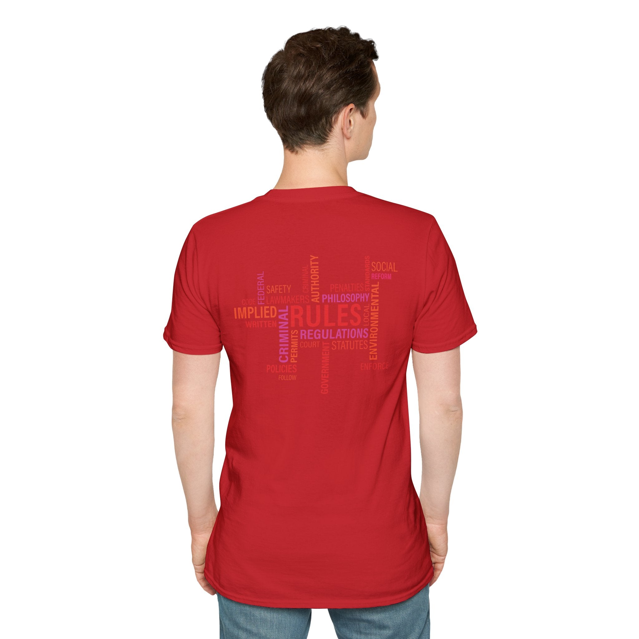 Ice Cream Twist T-Shirt — Colorful Swirl Back Print (Sahaje)