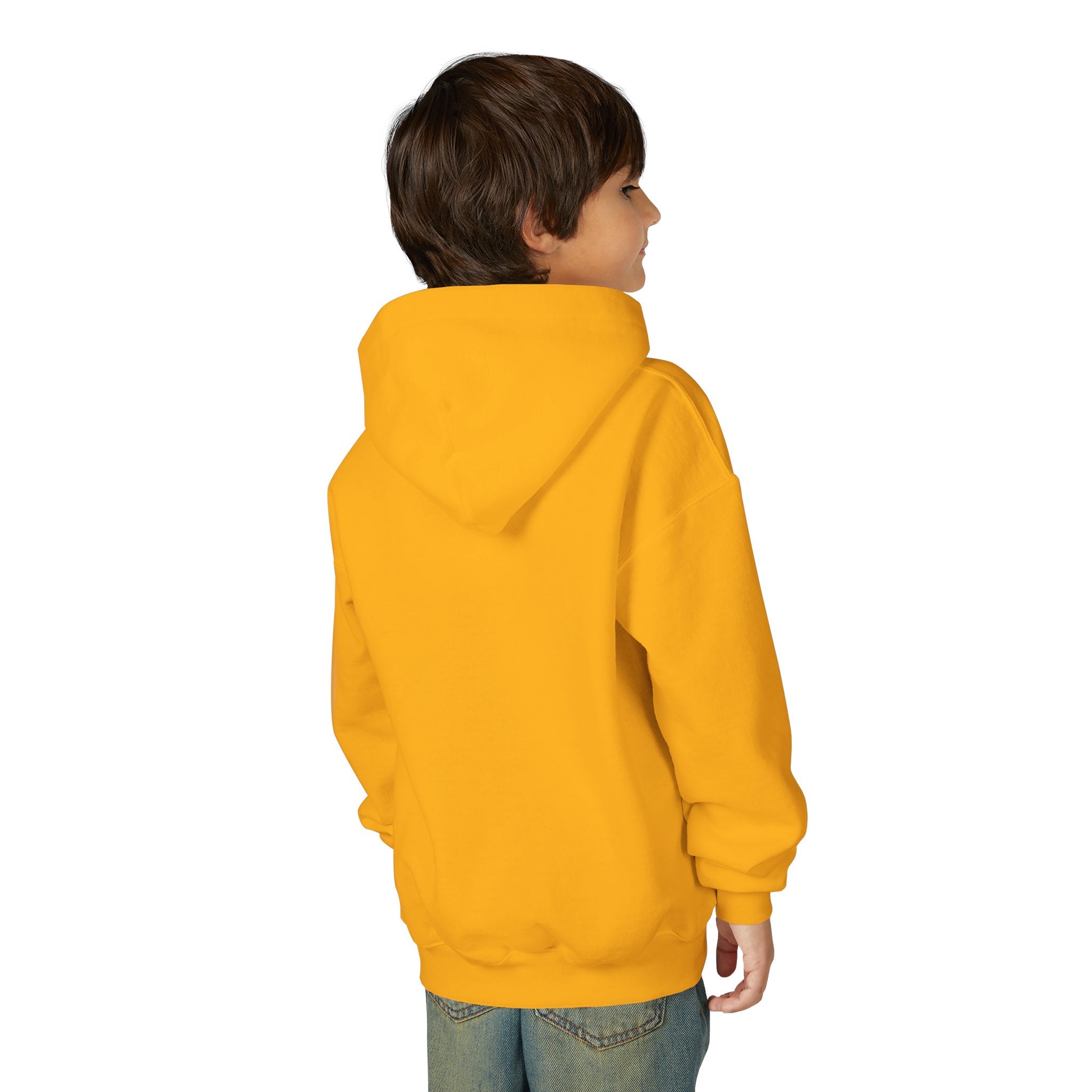 Youth Hoodie — Flaming Meditating Demon Graphic