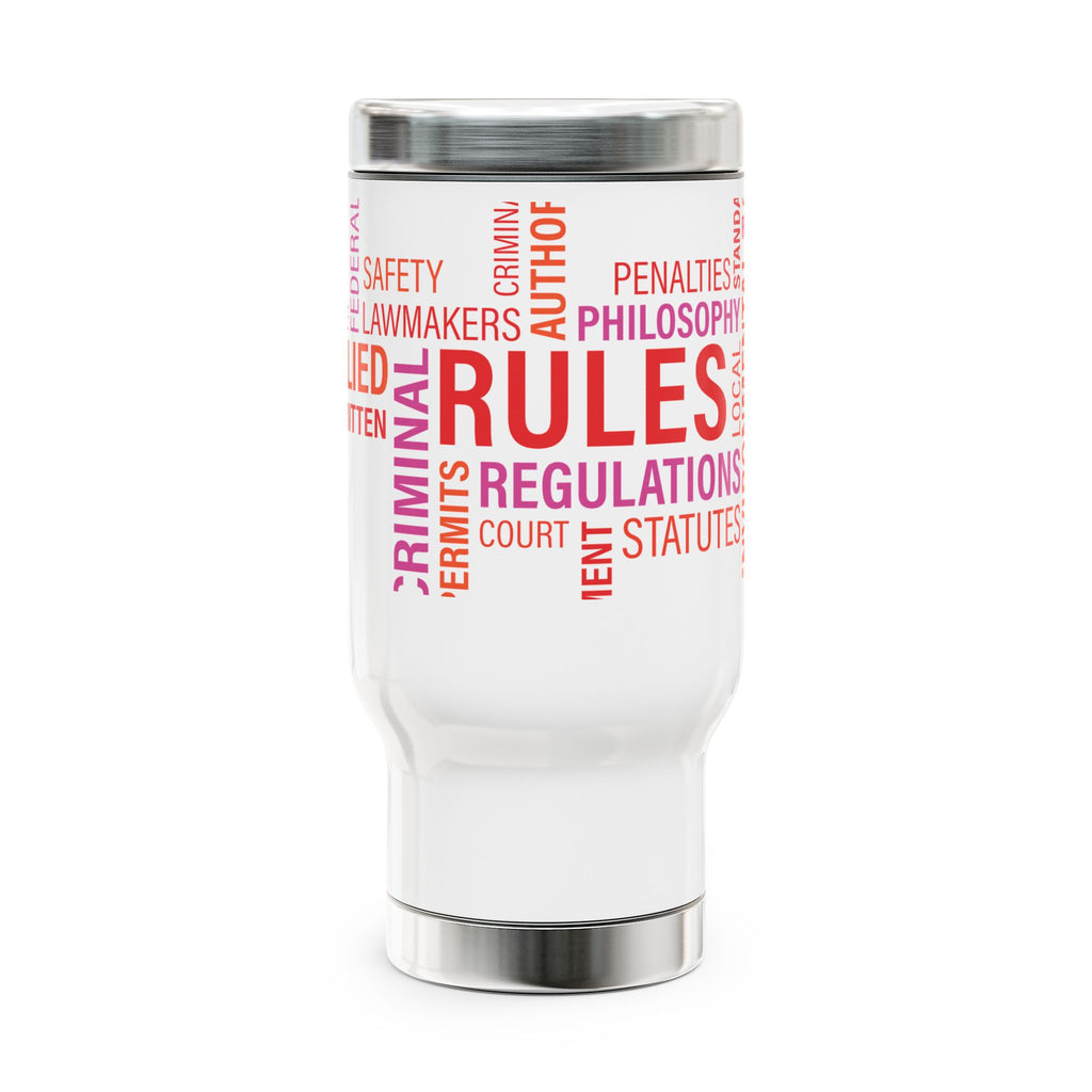 Red and Blue Artistic Travel Mug, Stainless Steel Coffee Cup, Perfect for Outdoor Adventures, Gift for Travelers, Camping Gear, Road [...]