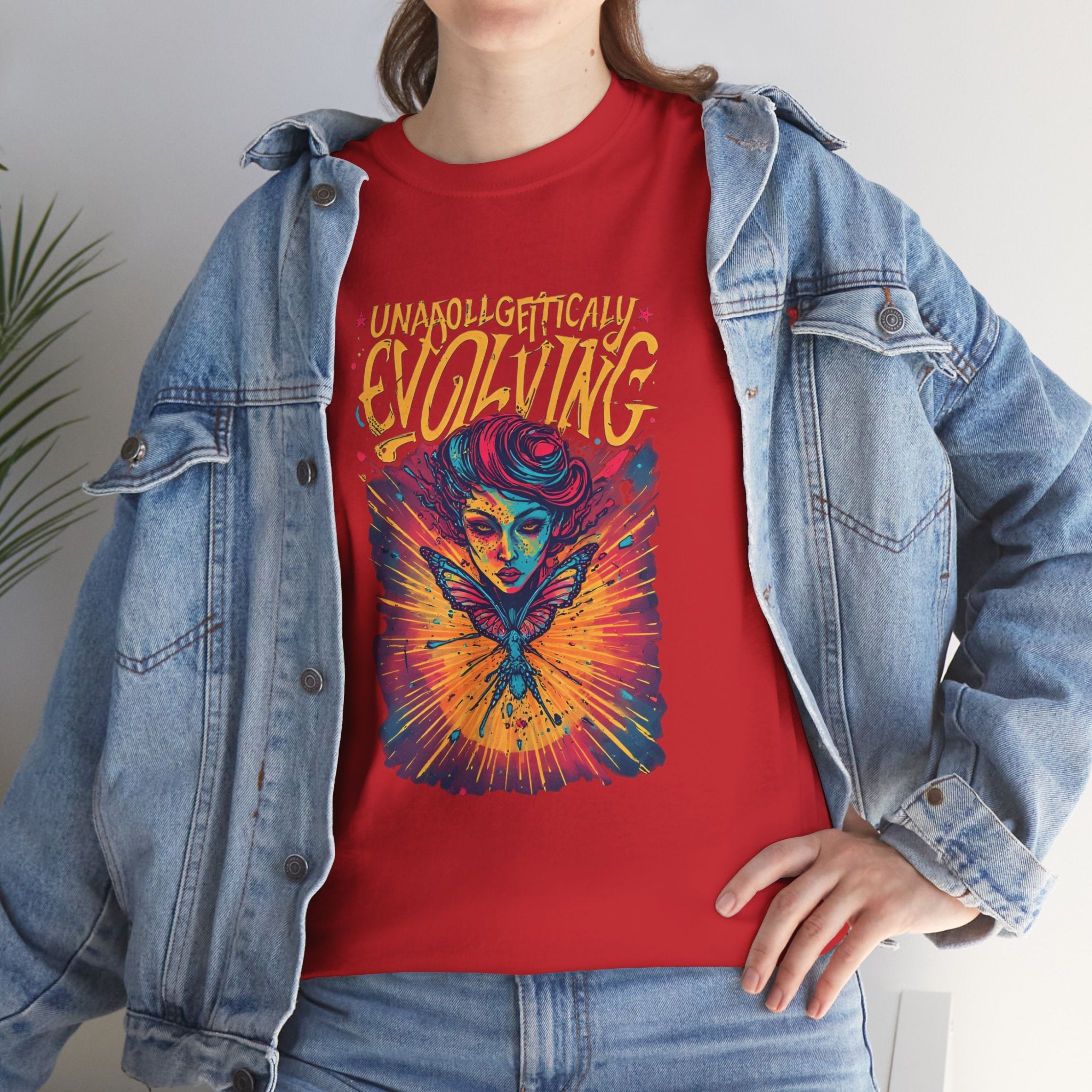 Evolving Alien Graphic Tee — "Unnaturally Evolving" Sci‑Fi Art T-Shirt