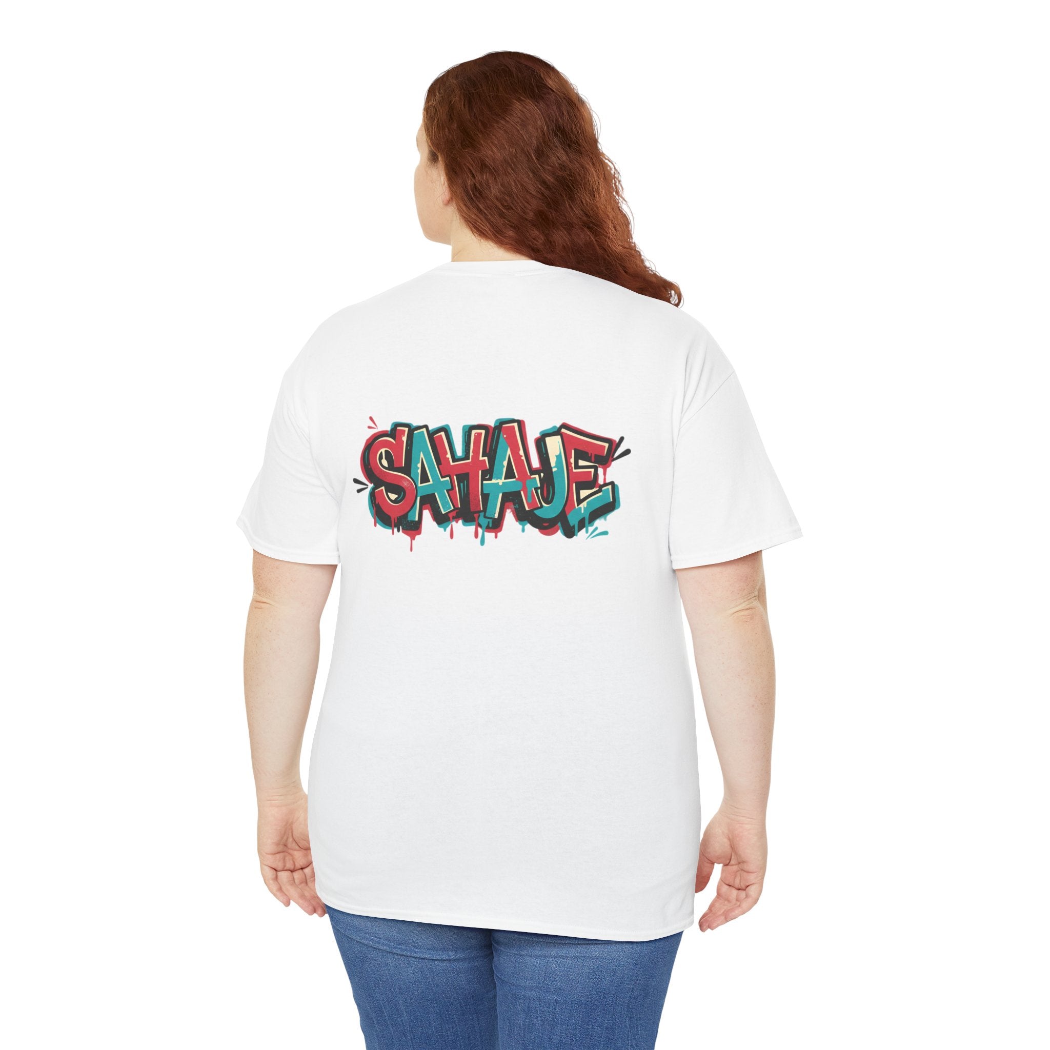 Graffiti "SAVAJE" Tee - Urban Streetwear Graphic T-Shirt