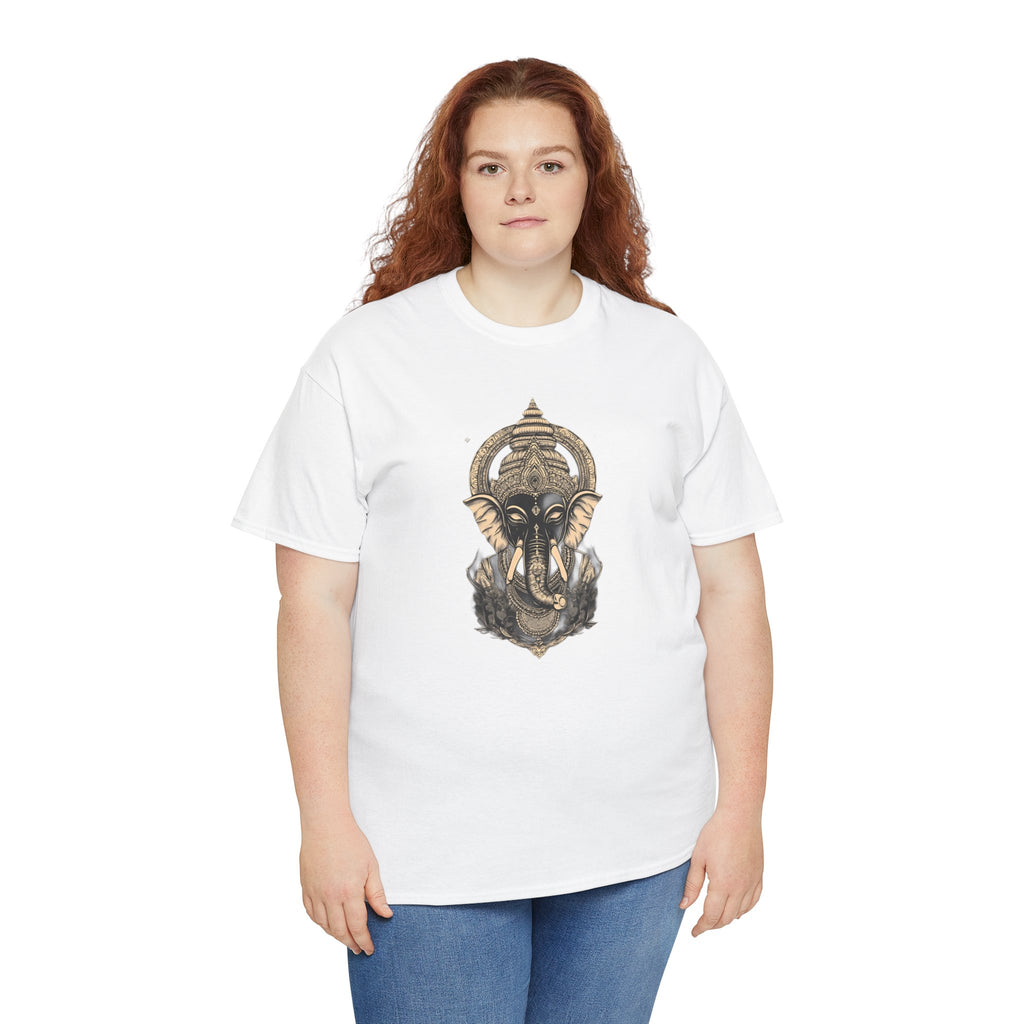 Elephant Mandala T‑Shirt — Spiritual Ganesha-Inspired Graphic Tee