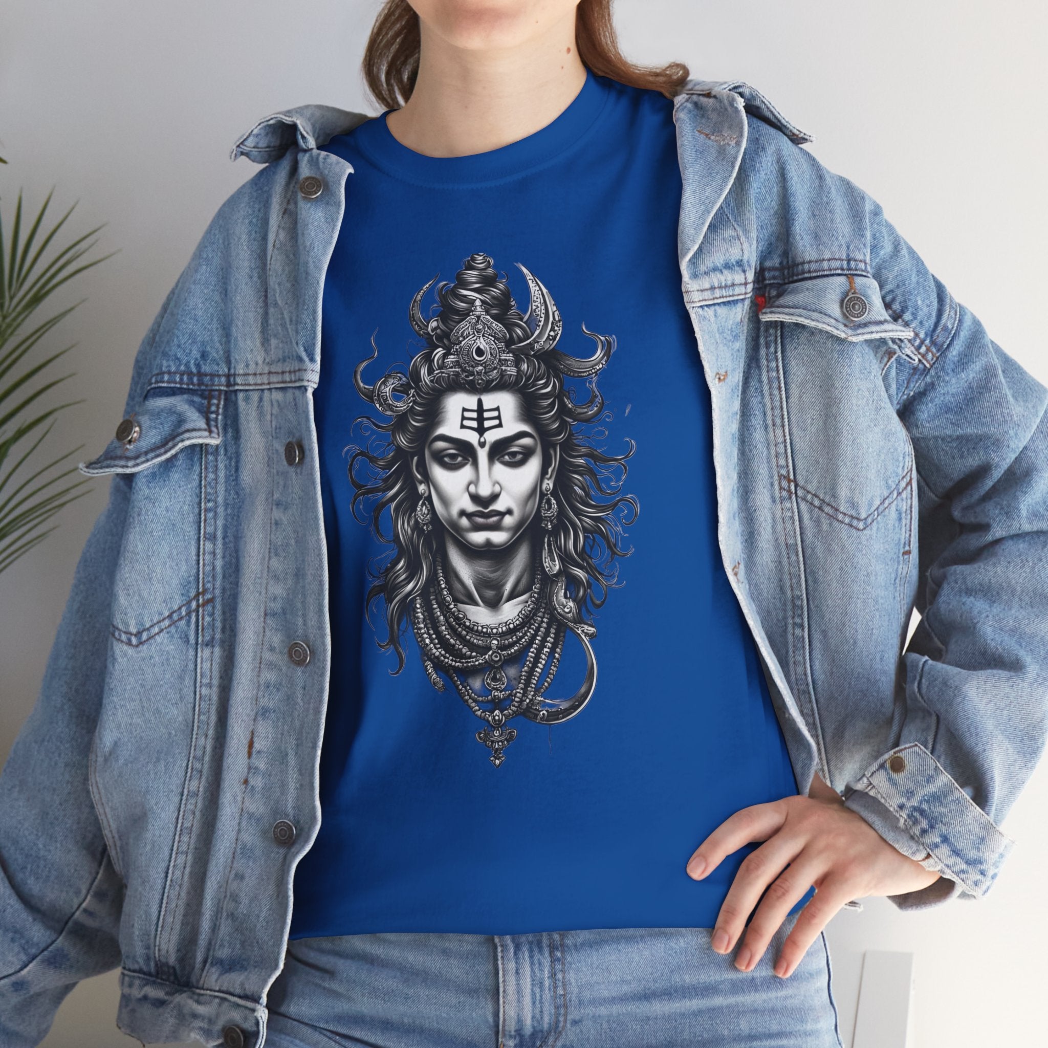 Shiva Portrait Tee — Hindu God Shiva Graphic T-Shirt