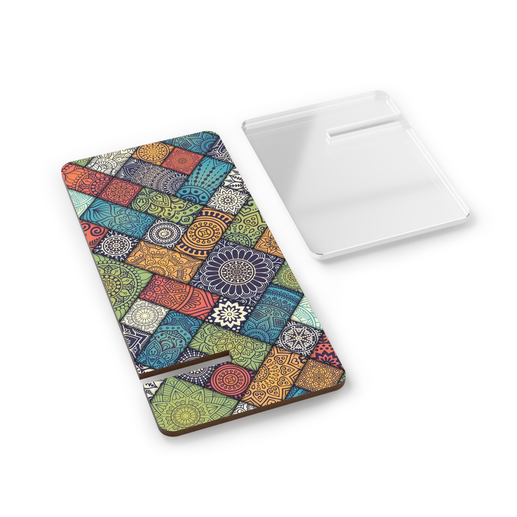 Colorful Decorative Mobile Display Stand, Smartphone Holder, Desk Organizer, Creative Gift, Home Office Decor