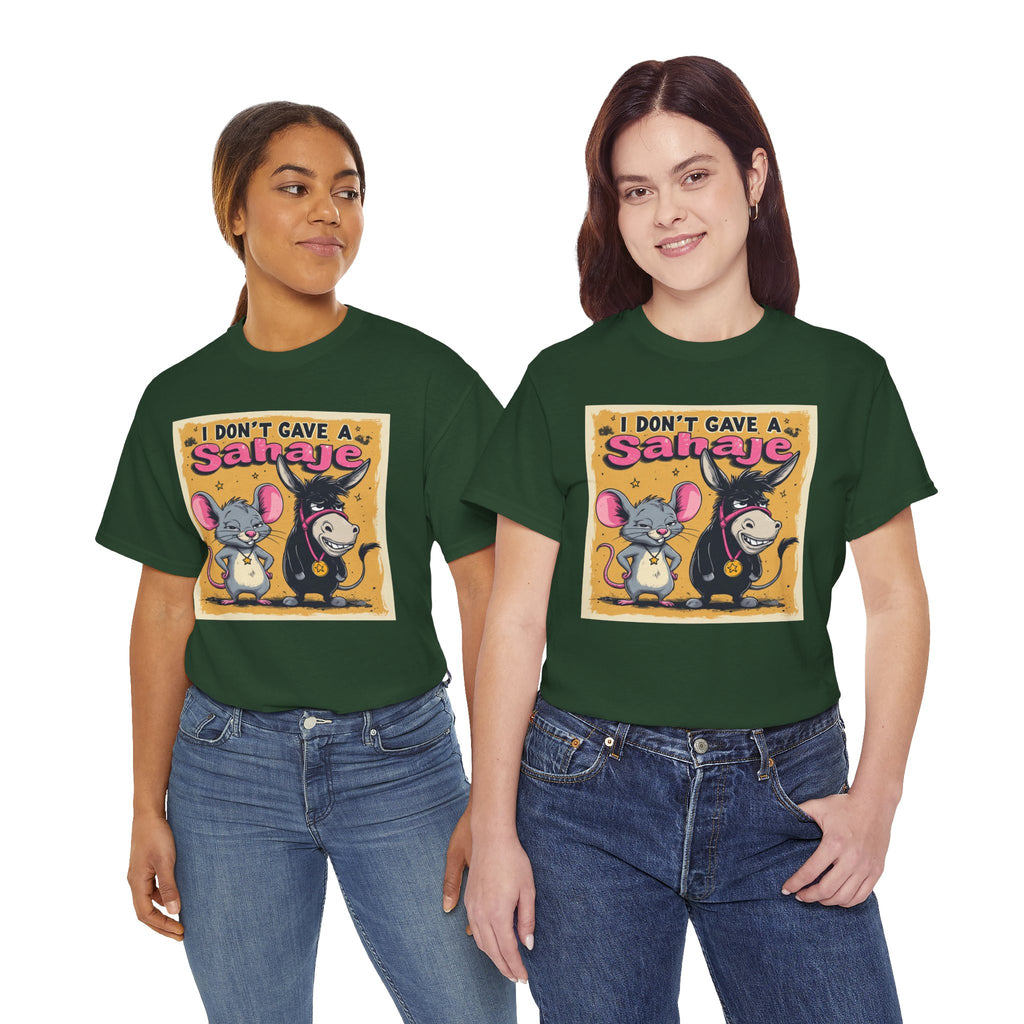 I Don't Give A Snair! Tee — Funny Mouse & Cat Graphic T-Shirt