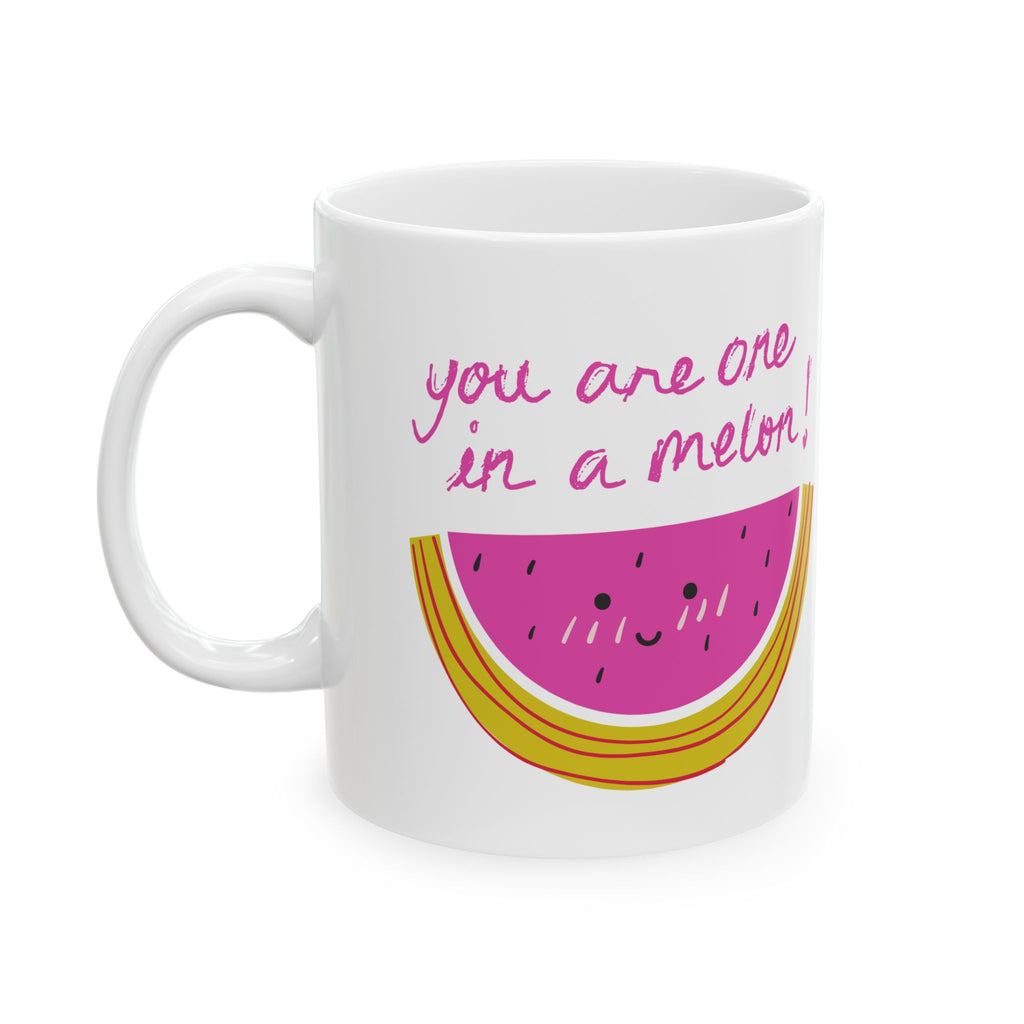 Fun Watermelon Ceramic Mug - Perfect Gift for Summer, Pool Parties, and Fruit Lovers! | Enhance Your Morning Coffee with a Splash of Joy