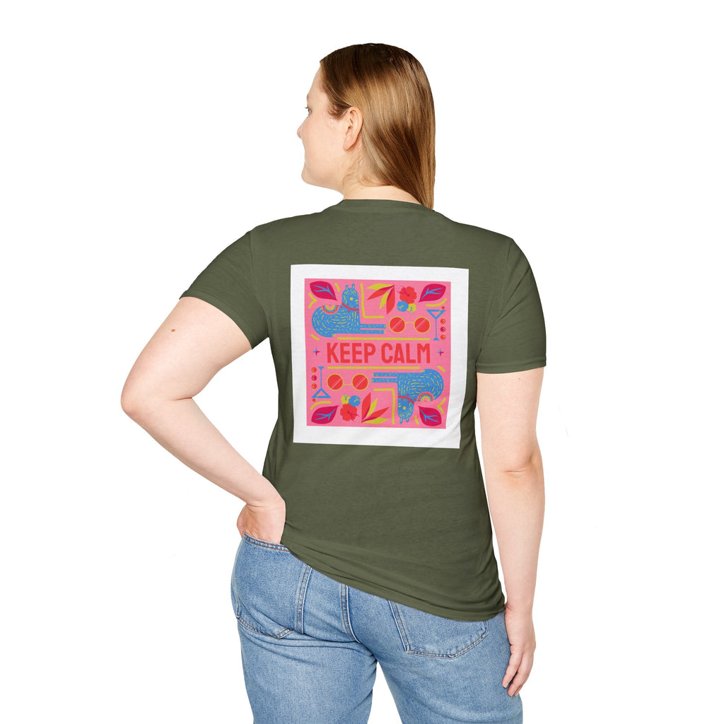 Keep Calm Floral Graphic T-Shirt