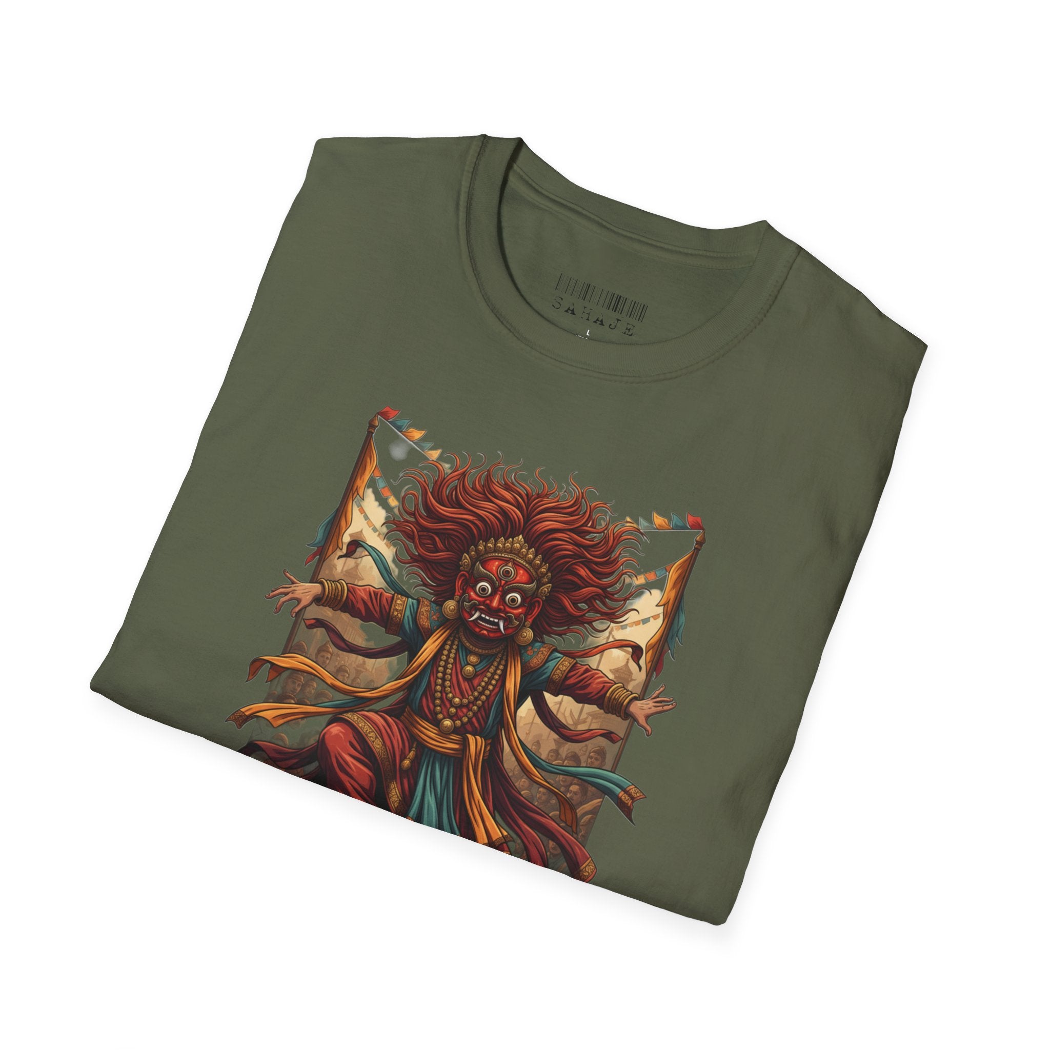 Native Warrior Spirit T‑Shirt — Tribal Dance Illustration