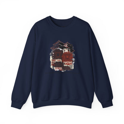 Crewneck Sweatshirt — Vintage Camper Roadtrip Illustration ("Where's Every Place I’ve Been, and Every Place I’m Going")