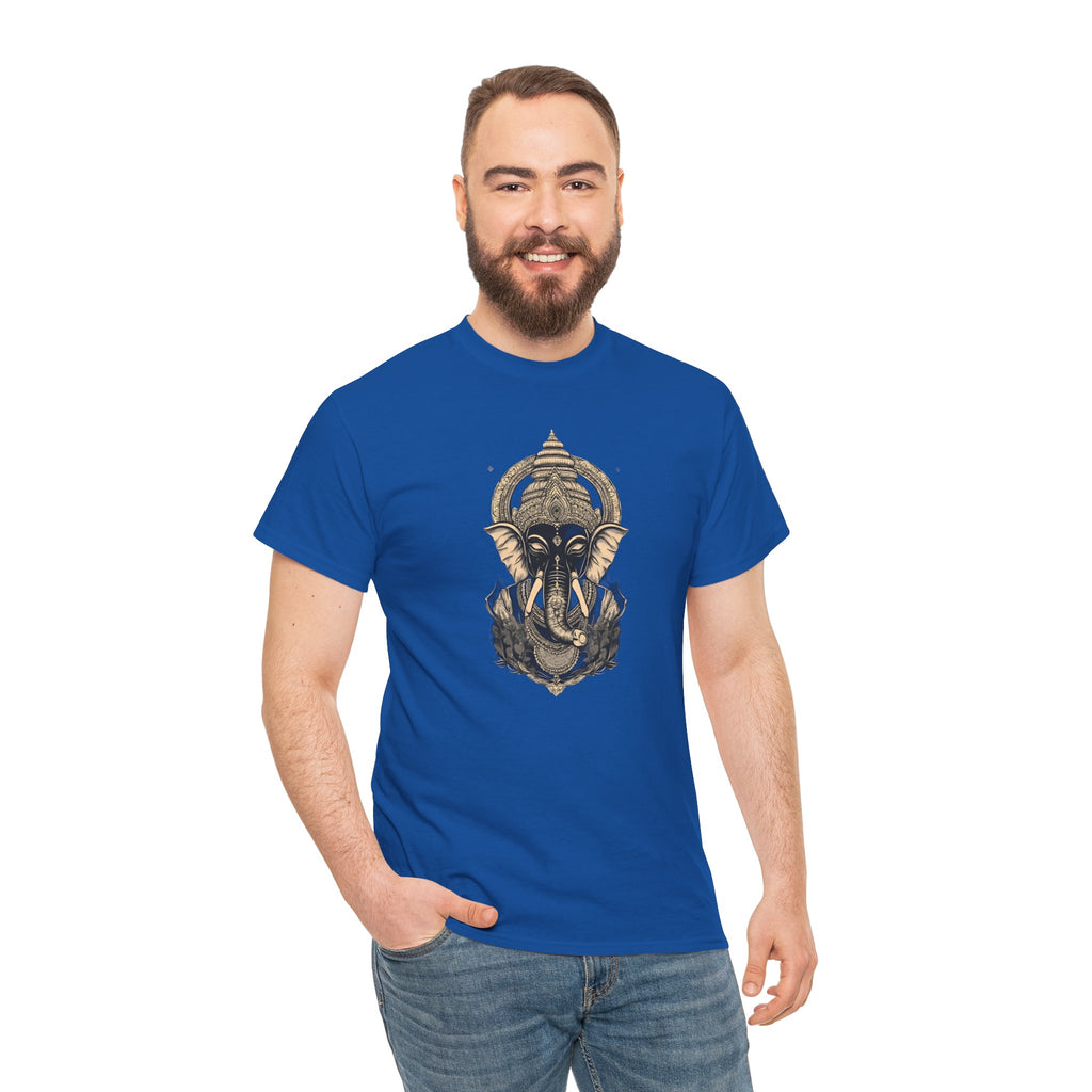 Elephant Mandala T‑Shirt — Spiritual Ganesha-Inspired Graphic Tee