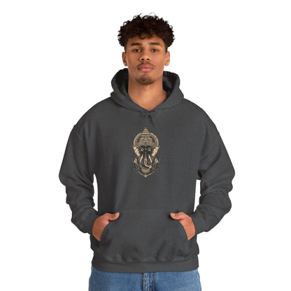 Egyptian Pharaoh Helmet Hoodie — Ancient Warrior Graphic Sweatshirt