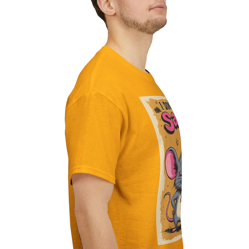 I Don't Give A Snair! Tee — Funny Mouse & Cat Graphic T-Shirt