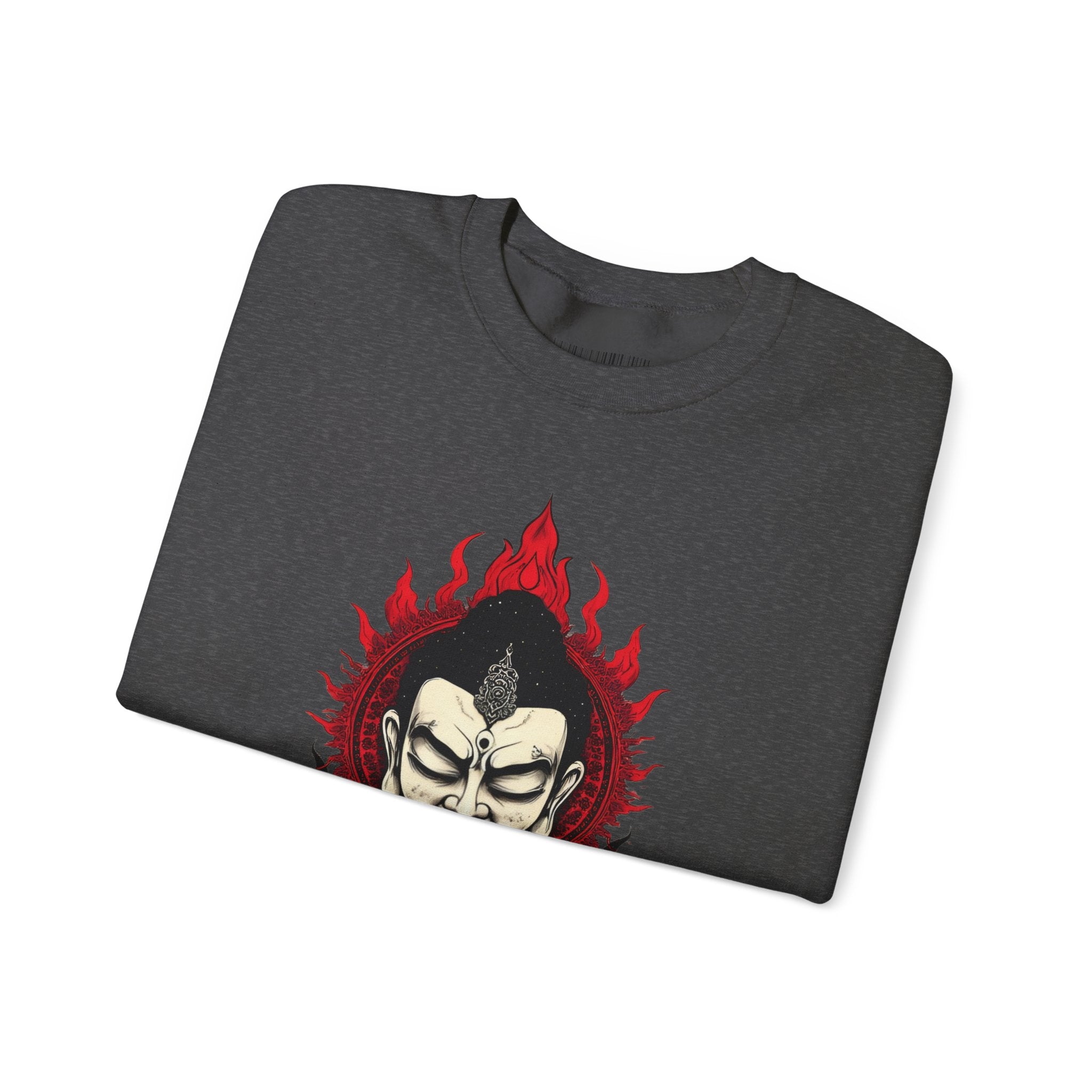 Buddha Flame Crewneck Sweatshirt
