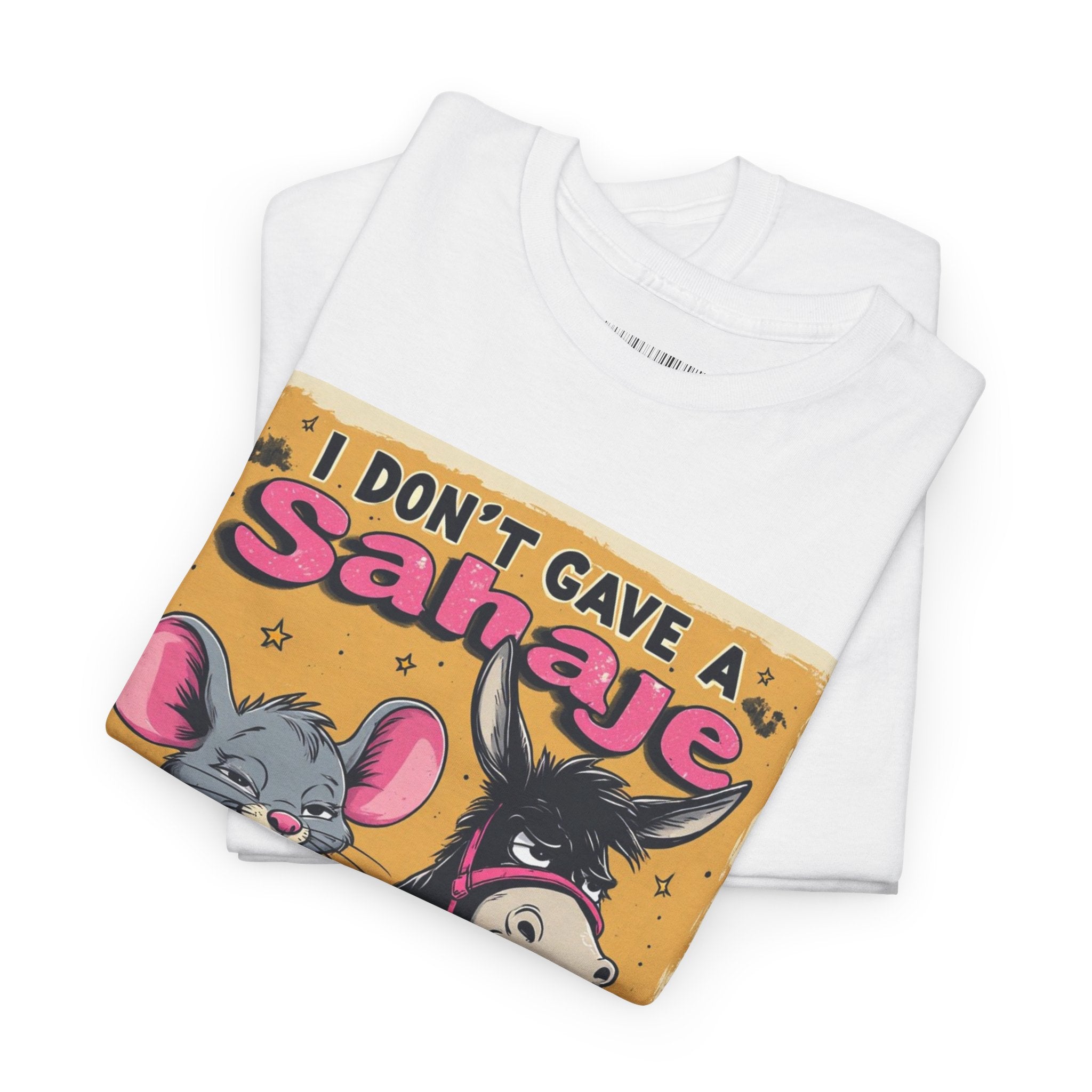 I Don't Give A Snair! Tee — Funny Mouse & Cat Graphic T-Shirt