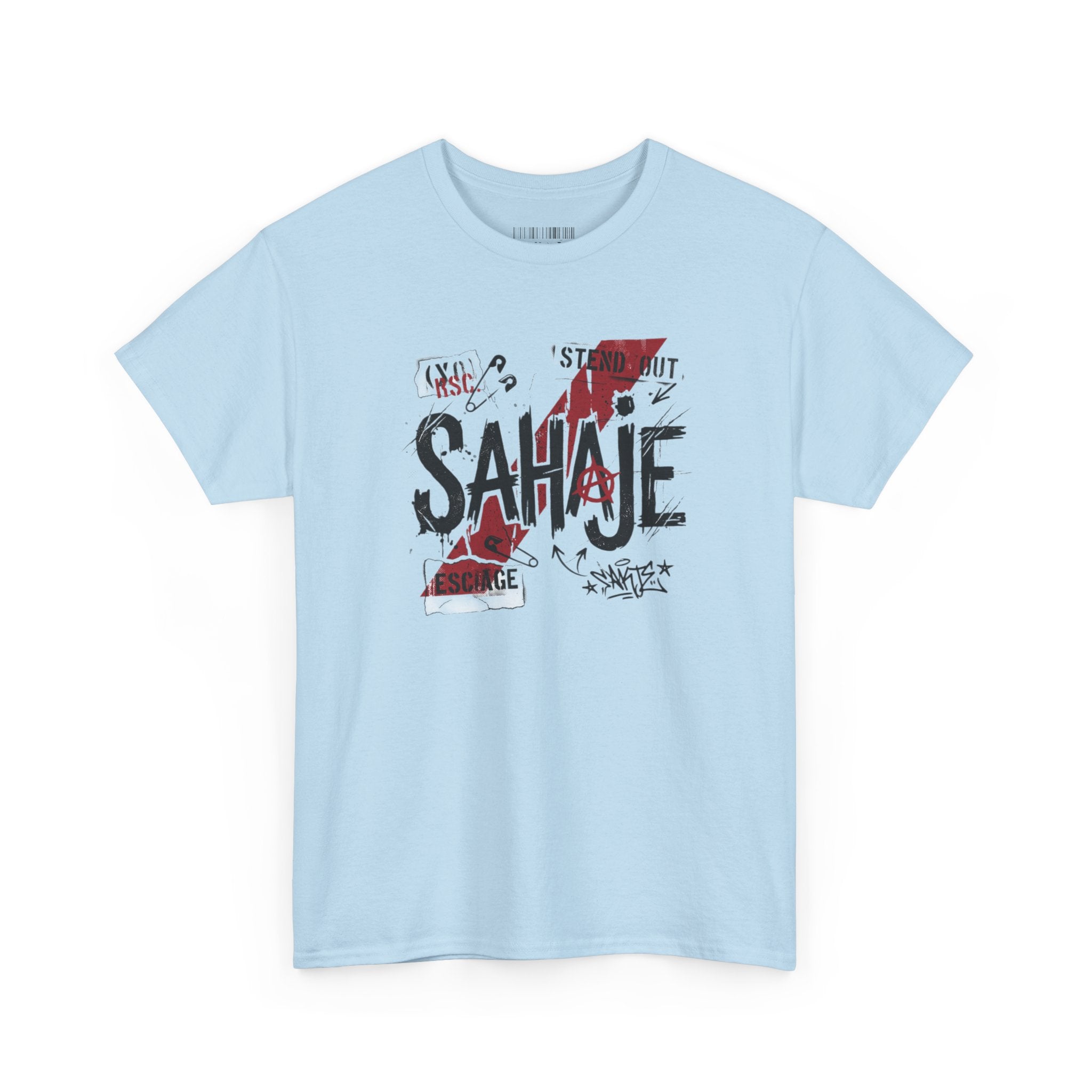 Sahaje Graphic Tee — Street Art Urban Casual T-Shirt