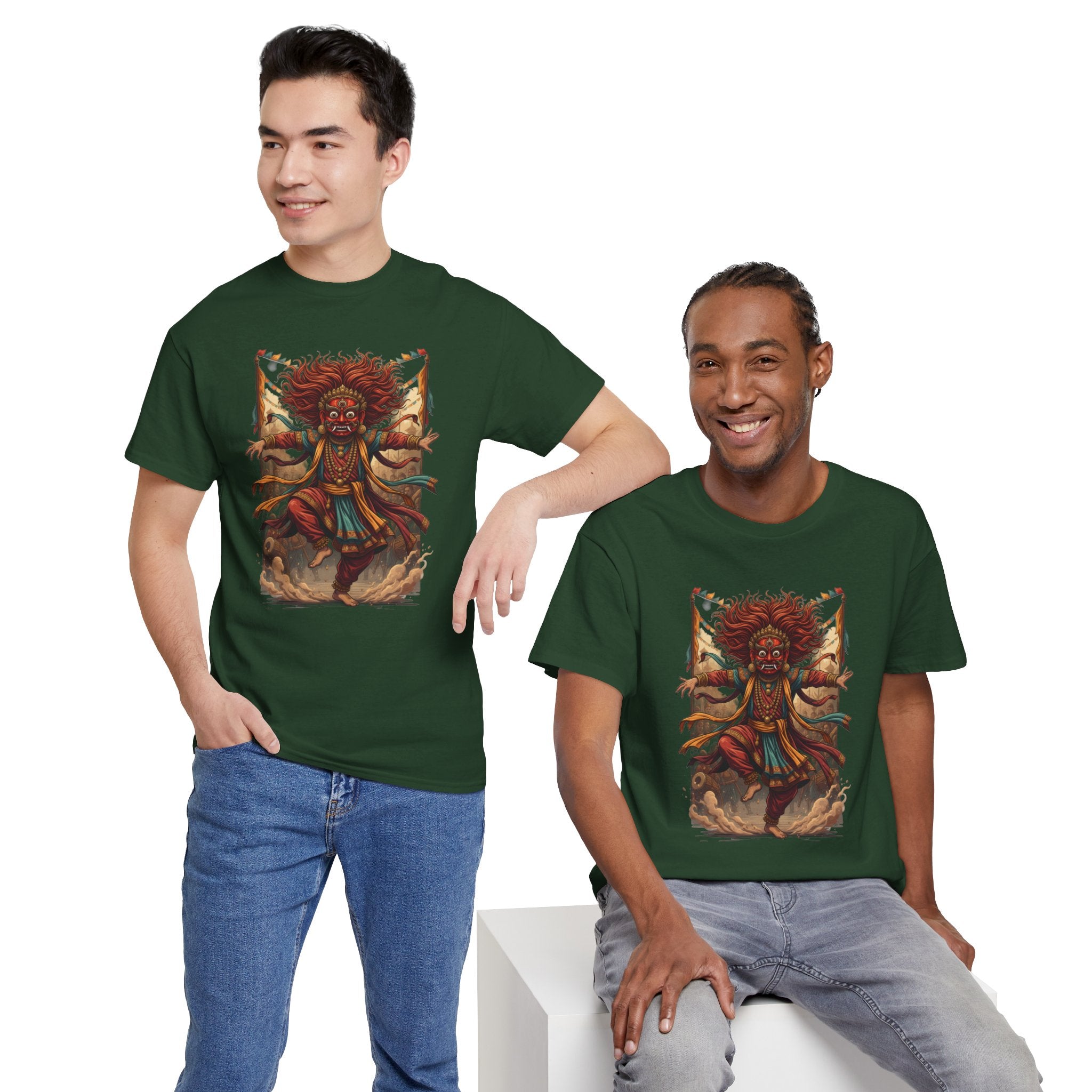 T-Shirt — Tribal Dancer Graphic Tee (Native Spirit Warrior Art)