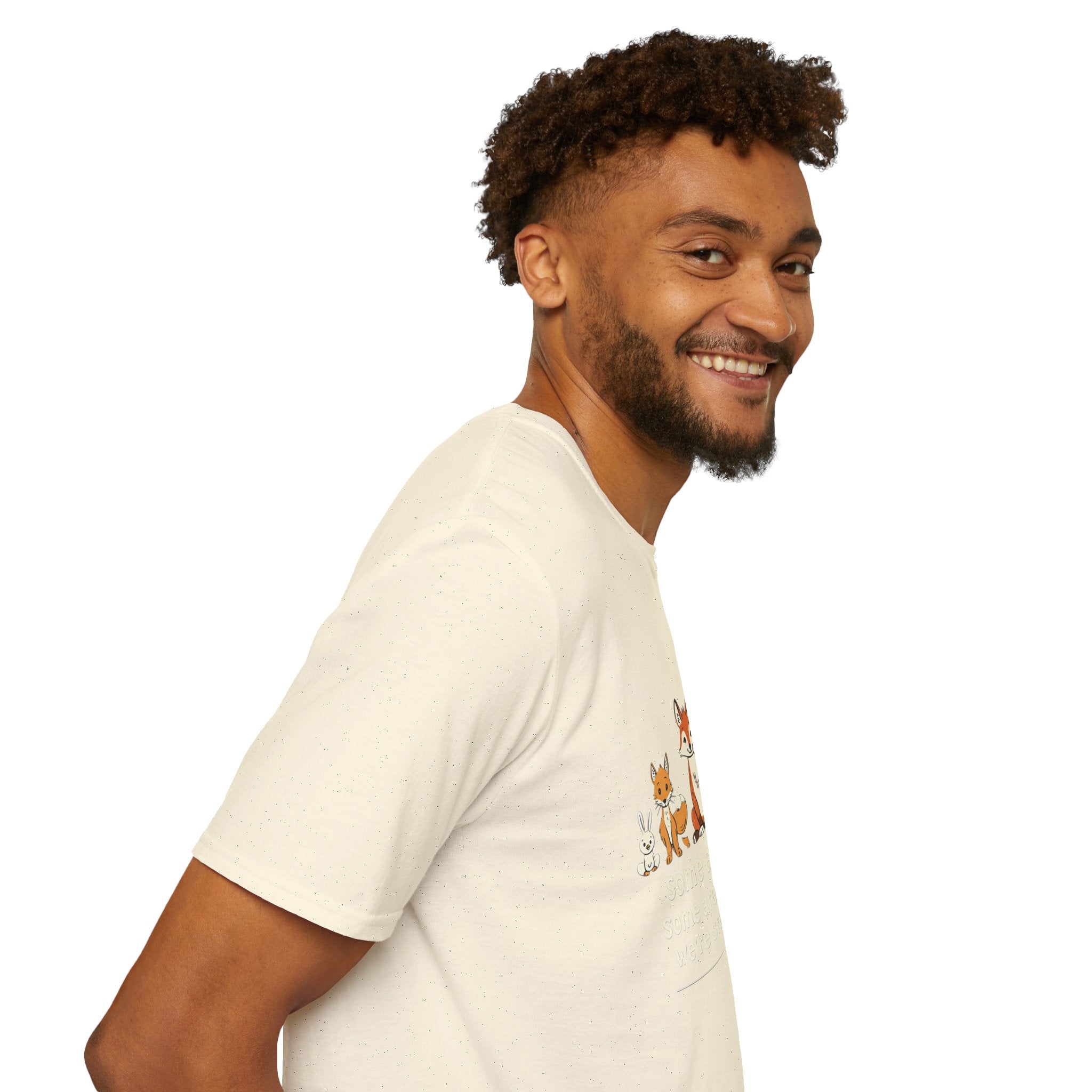 Woodland Friends T-Shirt — Cute Fox, Bunny & Squirrel Graphic