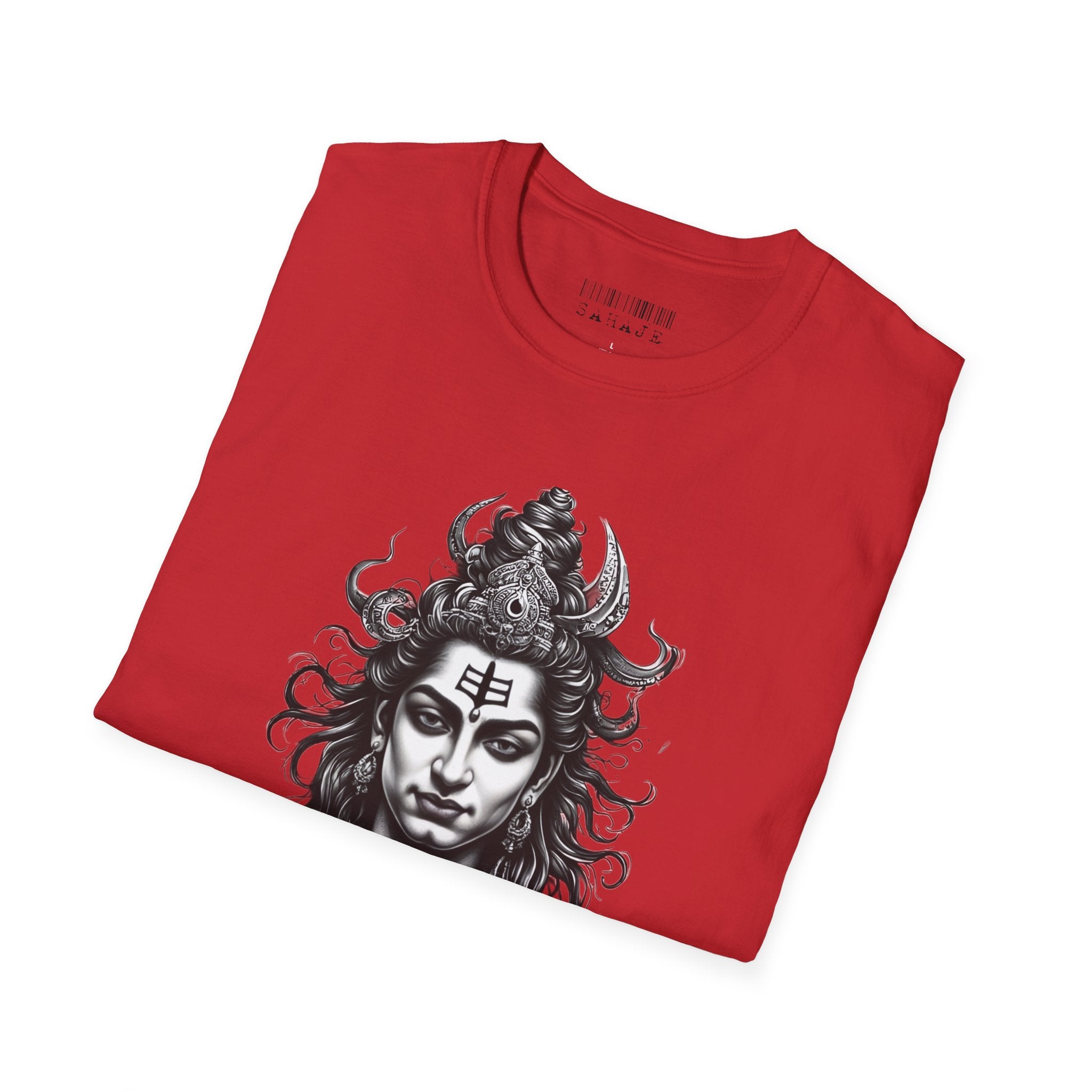 Shiva Portrait T-Shirt – Detailed Hindu Deity Graphic Tee