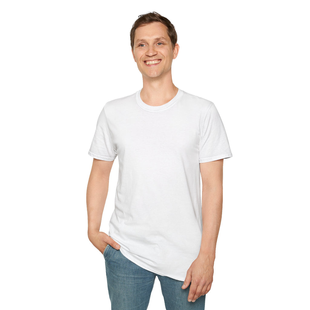 Abstract Geometric Graphic T-Shirt — 'Sahahe' Modern Art Back Print