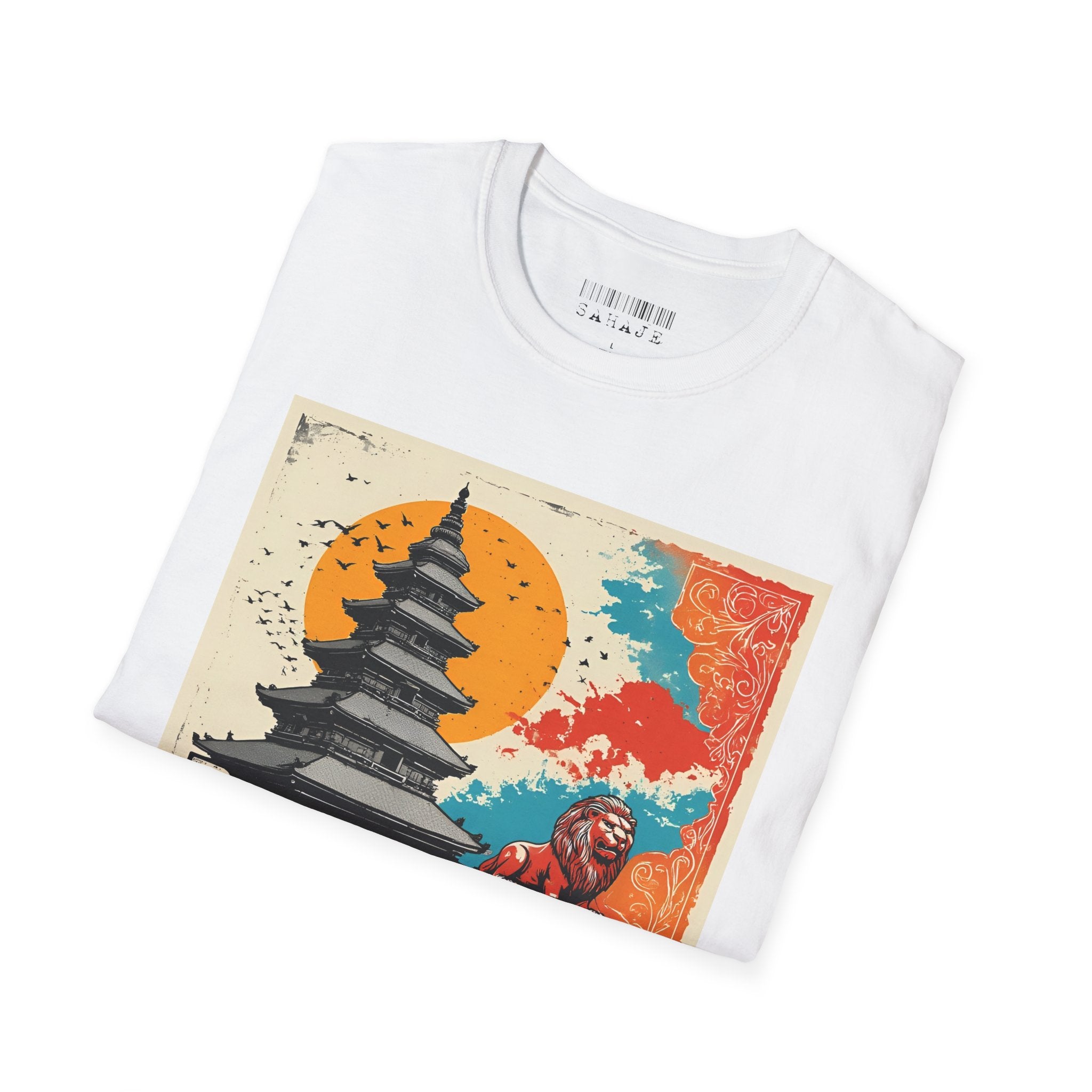 Bhaktapur Vintage Travel T-Shirt – Nepal Pagoda Graphic Tee