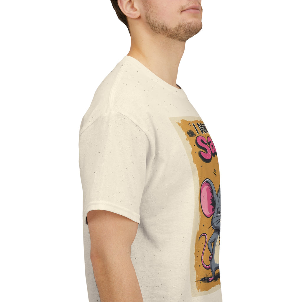 I Don't Give A Snair! Tee — Funny Mouse & Cat Graphic T-Shirt