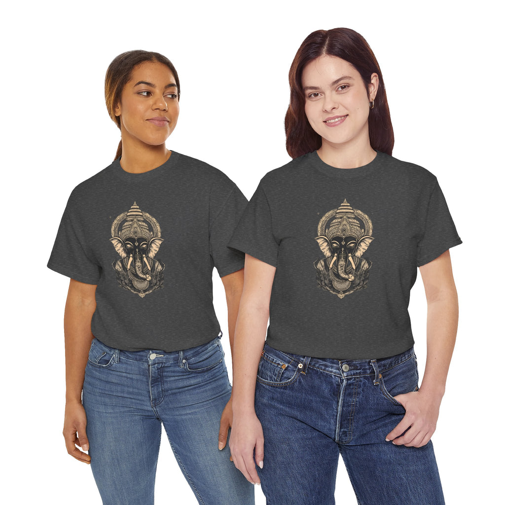 Elephant Mandala T‑Shirt — Spiritual Ganesha-Inspired Graphic Tee