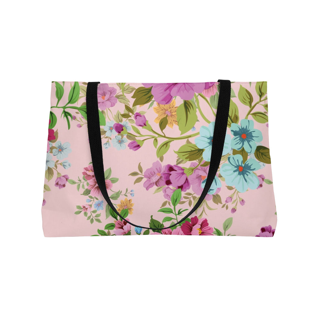 Floral Weekender Tote Bag | Stylish Travel Bag, Beach Bag, Gym Bag, Overnight Bag, Gift for Her