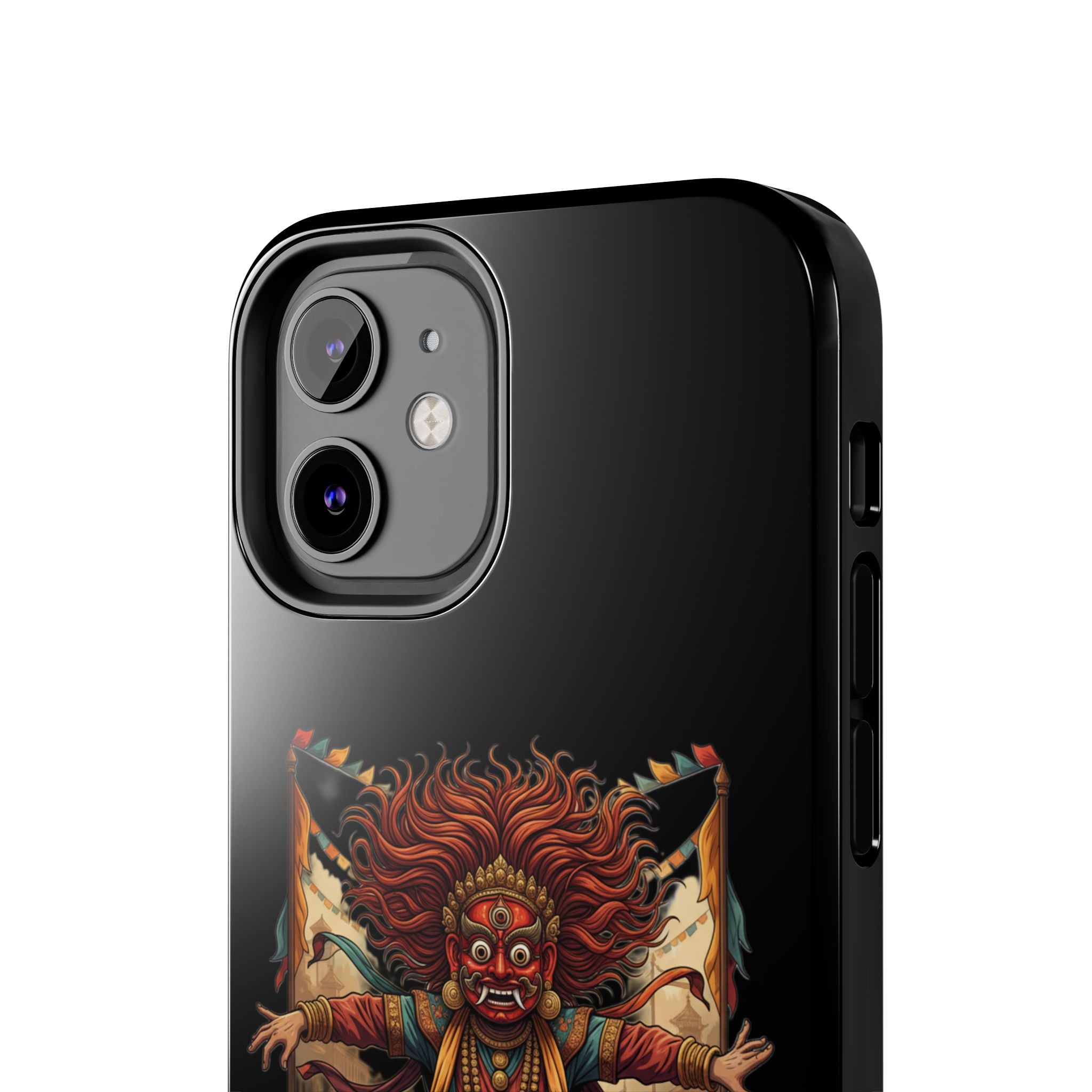 Tibetan Demon Dance Tough Phone Case — Bold Mythic Protective Cover